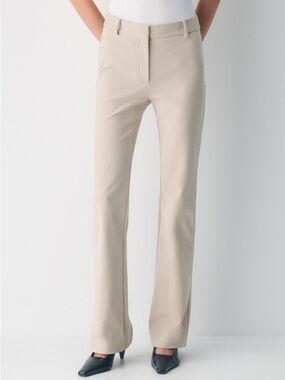 NWT Babaton Lineage Flare Pants Marcona Beige Size 4